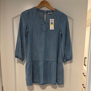 Vineyard Vines Denim Chambray Kids Dress